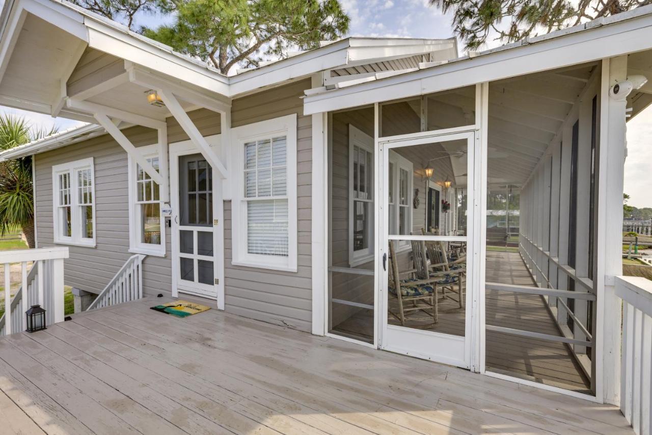 Waterfront Ochlockonee Bay Cottage With Views! Panacea Extérieur photo
