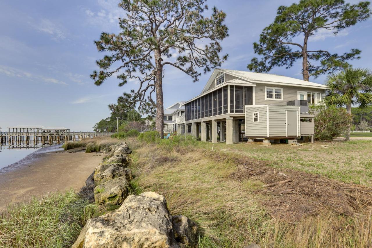 Waterfront Ochlockonee Bay Cottage With Views! Panacea Extérieur photo
