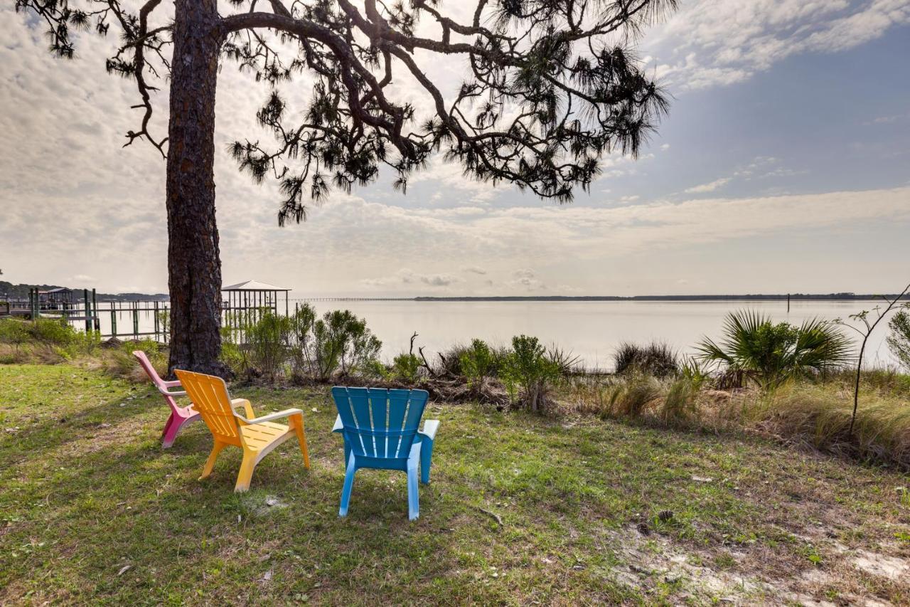 Waterfront Ochlockonee Bay Cottage With Views! Panacea Extérieur photo