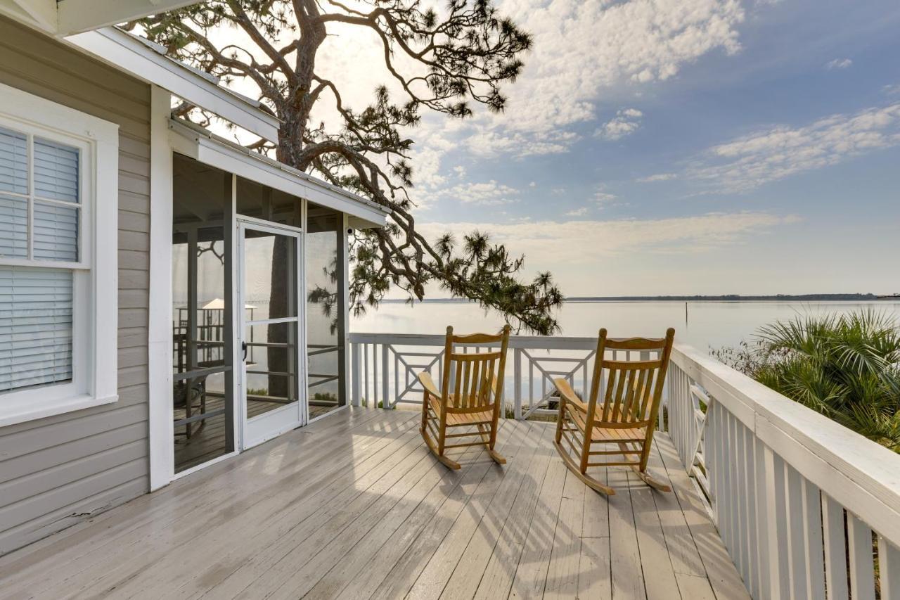 Waterfront Ochlockonee Bay Cottage With Views! Panacea Extérieur photo